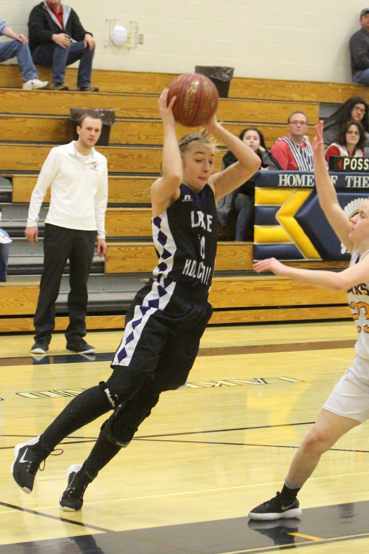 Lake Holcombe at New Auburn girls basketball 2-14-19